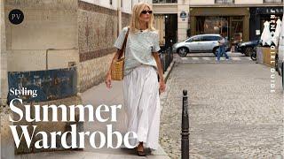 The Perfect Summer Wardrobe of a Parisian | Parisian Vibes (4K)