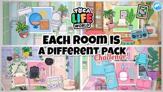 Every Room is a different Pack!? | Toca Life World | Toca Boca