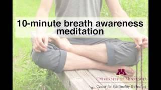 10 minute breath awareness meditation