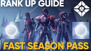 HOW TO LEVEL UP SEASON PASS FAST IN DESTINY 2 LIGHTFALL!