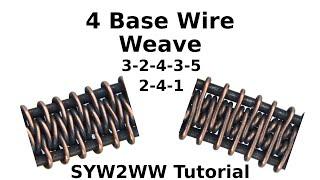 Wire Weave Tutorial #1 | 4 Base Wire Pattern