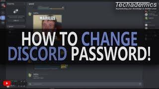 How To Change Your Discord Password On Windows 10
