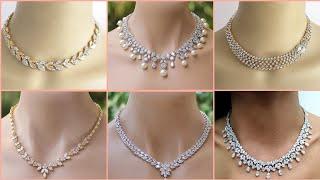 Latest diamond necklaces sets design ideas/Diamond jewellery sets collection