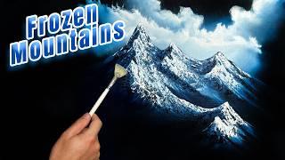 Frozen Mountains: In-depth Wet on Wet Oil Painting Tutorial for Beginners