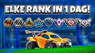 Van BRONS tot PRO NIVEAU op Rocket League in 24 UUR!