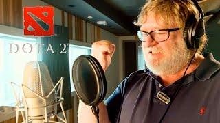 Dota 2 - Gabe Newell Mega-Kills Announcer Pack Trailer | Gamescom 2018
