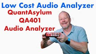 Low Cost Audio Analyzer by QuantAsylum QA401 #quantasylum #QA401 #lowcostaudioanalyzer