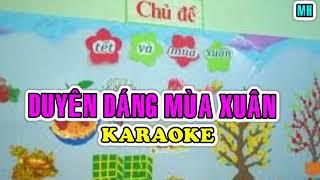 Duyên dáng mùa xuân (Karaoke theo bài hát mẫu SGK AN lớp 5 - NXBGDVN)