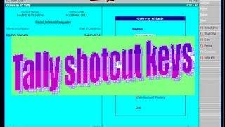 TALLY-Top 25 Short cut keys | shot cut keys of tally ERP 9|टैली का शॉर्टकट कमांड