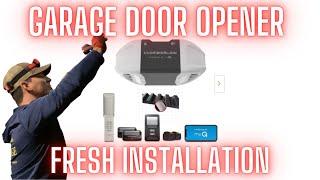 Garage door opener install!