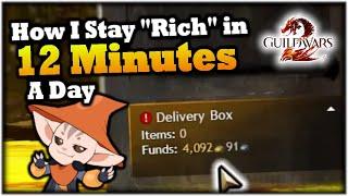 12 Minutes A Day Gets You "Rich" in GW2 - A Guild Wars 2 Gold Guide