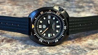 Unboxing and overview: Watchdives PVD WD6105 Turtle Dive Watch!