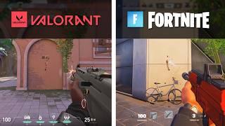 Fortnite vs Valorant - Weapons Comparison