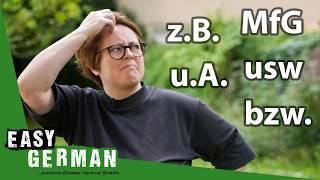 14 German Abbreviations You Should Know | Super Easy German 257