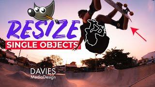 Resize Subjects or Objects in Photos with GIMP | Photo Manipulation