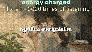 ️ [3k layers]  effortless manifestation (e*tremely p0werful subliminal)