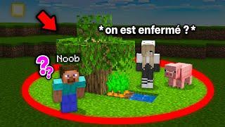 J'ai été Enfermée dans un Cercle Minuscule avec un NOOB sur Minecraft..