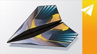 How to Make a GREAT Paper Airplane Glider — Rebel, Designed by Will Barron