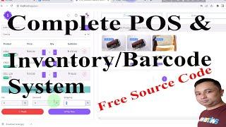 Complete POS Management and Inventory Software with Barcode System| Free Source Code Download Link