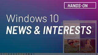 Windows 10: enable or disable ‘news and interests’ taskbar widget