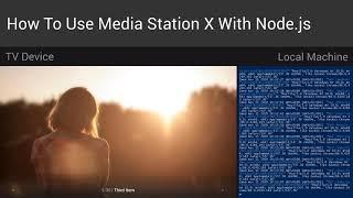 How To Use Media Station X With Node.js