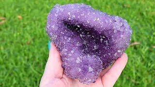 #1934 WOW! I Grew A Geode Crystal Cave From Alum Powder