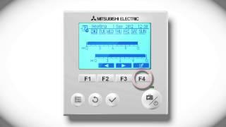 Mitsubishi Electric Ecodan FTC5, FTC4 & FTC3 - Programming hot water and heating timings