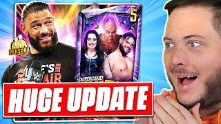 The BIGGEST Update So Far... 2K x WWE SuperCard Event and New Persona Cards!