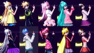 [1080P Full風]アゲアゲアゲイン"AgeAge Again"[Compilation]初音ミクPROJECT DIVA ÁRCADE FUTURE TONE[VOCALOID 5]