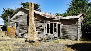 2 old rural homes from 2 different eras abandoned for decades