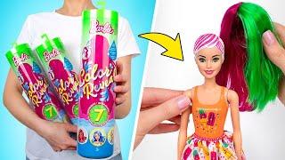 Apriamo Barbie Color Reveal | I suoi Capelli e il Trucco Cambiano Colore con l'Acqua ‍‍ ️