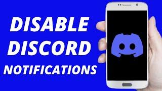 How To Disable Discord Notifications ! SIMPLE