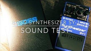BOSS Synthesizer SY-1 Sound test