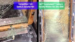 3M Scotcshield Ultra S600   Safety Glazing Impact Test   US eng