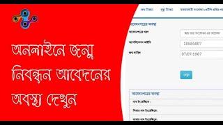 Birth Certificate Application Status । আবেদনের বর্তমান অবস্থা চেক করবেন যেভাবে