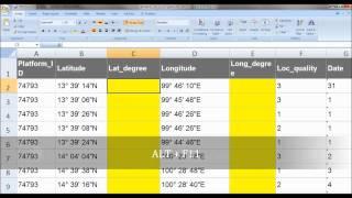 Convert coordinates to decimal degrees