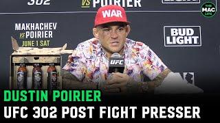 Dustin Poirier on Islam Makhachev loss: 'I think this might be it for me' | UFC 302 Post Presser