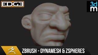 Zbrush Tutorial - Dynamesh & ZSpheres Sculpting by 3dmotive
