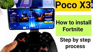 Poco x3 fortnite game how to install step by step process