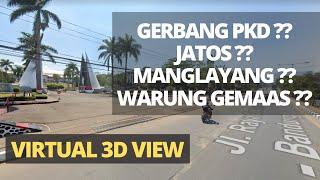 Jalan-Jalan ke KAMPUS IPDN JATINANGOR Virtual via GOOGLE MAPS 3D VIEW