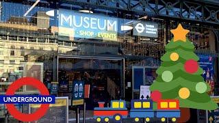 A Walk Through London Transport Museum Shop & Cafe At Christmas 2022 | Steff Hanson