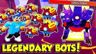 I DEFEATED THE FINAL BOSS AND GOT INSANE LEGENDARY BOT PETS! (Roblox)