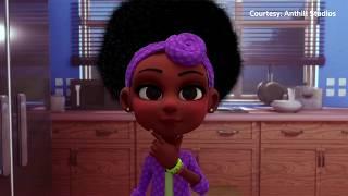 Cartoon monster helps explain coronavirus to Nigerian children