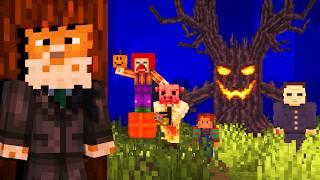 Surviving Minecraft's Terrifying Halloween Mod... Intense Horror