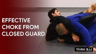 Guillotine from Closed Guard