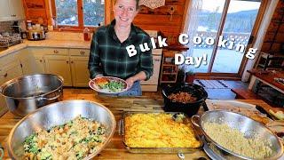 Big Bulk Cooking Day | 3 Dinner Ideas and The Best Salad I've Ever Made