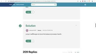The Spotify application is not responding   SOLVED