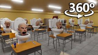360° Skibidi Toilet SCHOOL in VR / 4K