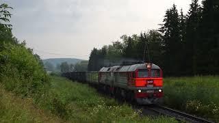 [Карелия] Тепловоз 2М62-0541 с грузовым поездом