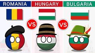 Romania vs Hungary vs Bulgaria - Country Comparison